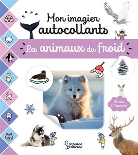 Front cover_Mon imagier autocollants : Les animaux du froid