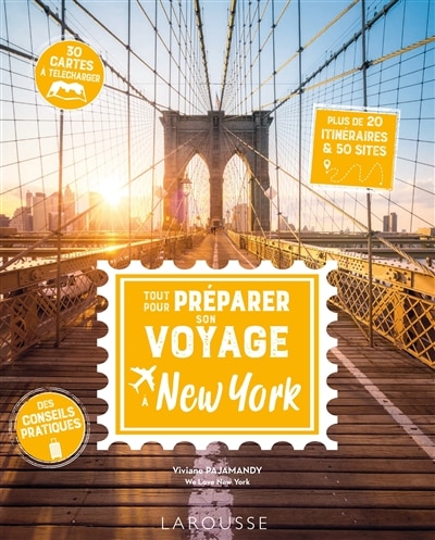 Front cover_Tout pour préparer son voyage à New York : plus de 20 itinéraires & 50 sites