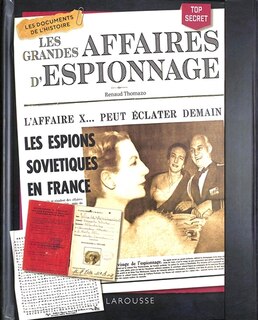 Front cover_Les grandes affaires d'espionnage