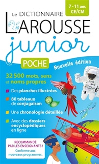 Couverture_Le dictionnaire Larousse junior poche, 7-11 ans, CE, CM