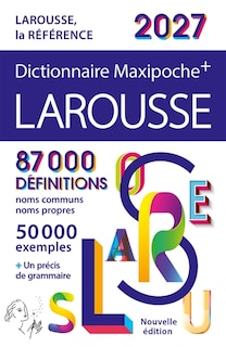 Couverture_Dictionnaire Larousse maxipoche + 2027