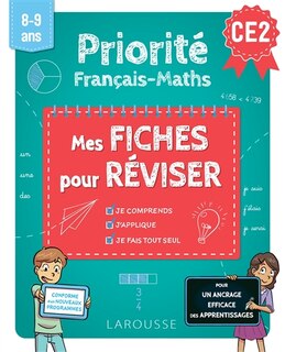 Front cover_Priorité français-maths CE2, 8-9 ans