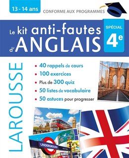 Couverture_Le kit anti-fautes d'anglais, spécial 4e
