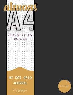 My Dot Grid Journal - White Background, Black Dots