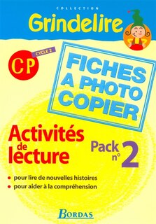 Front cover_Activités de lecture cycle 2 CP : pack 2