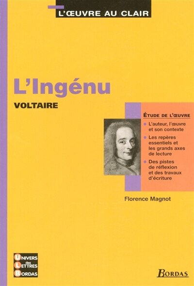 Front cover_L' Ingénu, Voltaire