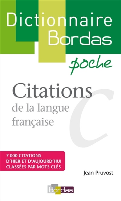 Front cover_Citations de la langue française