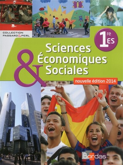 Front cover_Sciences économiques & sociales, 1re ES