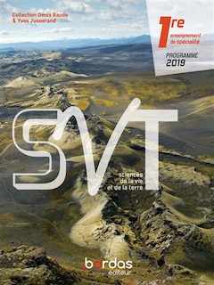 Front cover_SVT, sciences de la vie et de la Terre 1re, enseignement de spécialité