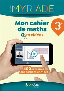 Front cover_Mon cahier de maths en vidéos 3e