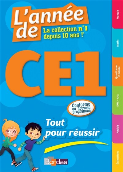 Couverture_L' ann&eacute;e de CE1