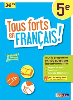 Front cover_Tous forts en français ! 5e
