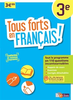 Front cover_Tous forts en français ! 3e