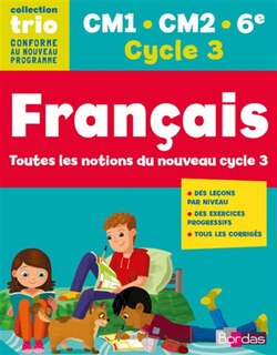 Couverture_Français CM1-CM2-6e, cycle 3