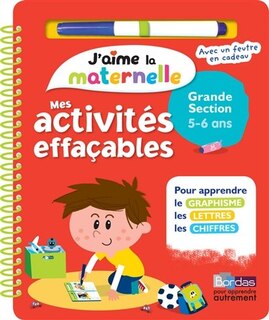 Front cover_J'aime la maternelle Mes activités effaçables Grande section