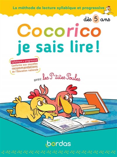 Front cover_Cocorico je sais lire ! avec les p'tites poules : dès 5 ans