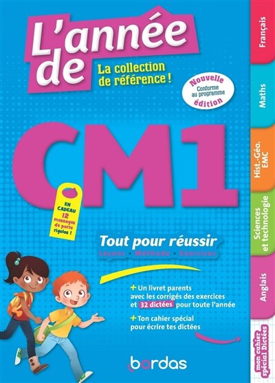 Front cover_L'année de CM1 : tout pour réussir : conforme au programme