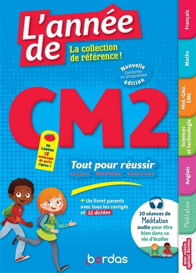 Front cover_L'année de CM2 : tout pour réussir, leçons, méthode, exercices : conforme au programme