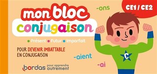 Couverture_Mon bloc conjugaison CE1, CE2