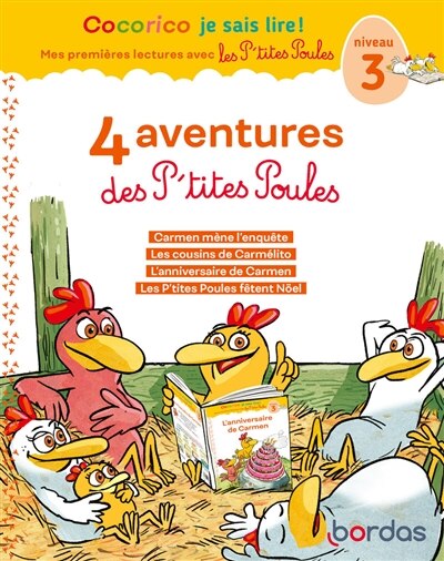 Couverture_4 aventures des p'tites poules