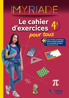 Front cover_Maths 4e : le cahier d'exercices pour tous
