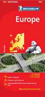Michelin Europe Map 705 de Michelin Michelin