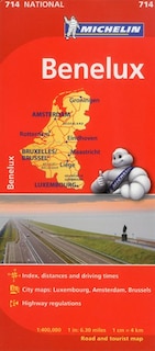 Michelin Benelux Map 714: Belgium, The Netherlands, Luxembourg