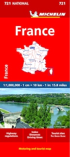 Front cover_Michelin France Map 721