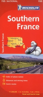 Front cover_Michelin France, South Map 725