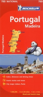 Front cover_Michelin Portugal Map 733
