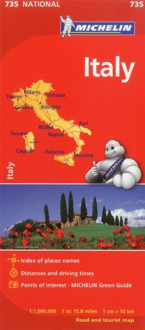 Front cover_Michelin Italy Map 735