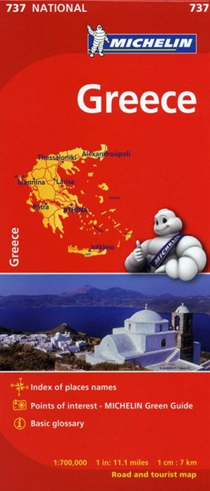 Front cover_Michelin Greece Map 737