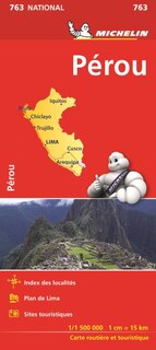 Front cover_Michelin Peru Map 763