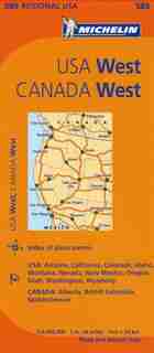Michelin USA: West, Canada: West / Etats-Unis: Ouest, Canada: Ouest Map 585 de Michelin Michelin