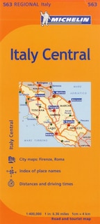 Front cover_Michelin Italy: Central Map 563