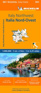Front cover_Michelin Italy:  Northwest Map 561