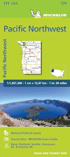 Front cover_Michelin USA Pacific Northwest Map 171