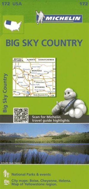 Front cover_Michelin USA Big Sky Country Map 172
