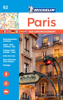 Front cover_Michelin Paris By Arrondissements Pocket Atlas #62