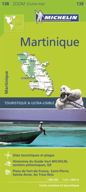 Michelin Martinique Map 138