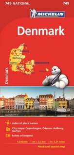 Front cover_Michelin Denmark Map 749