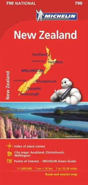 Michelin New Zealand Map # 790