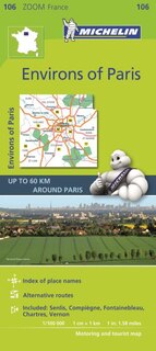 Front cover_Michelin Zoom France: Paris Environs De Paris Map 106