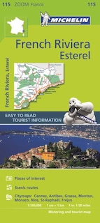Couverture_Michelin Zoom France: French Riviera, Esterel Map 115