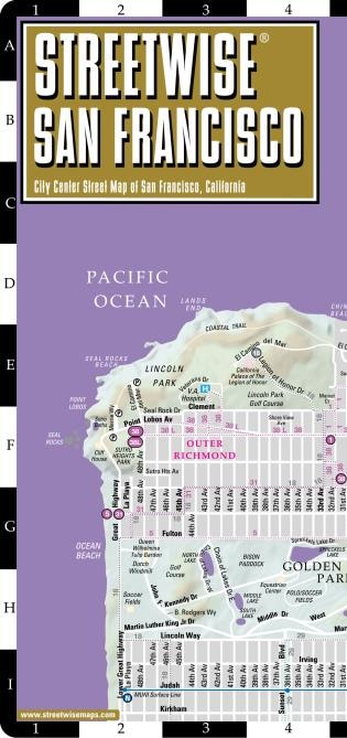 Front cover_Streetwise San Francisco Map - Laminated City Center Street Map of San Francisco, California