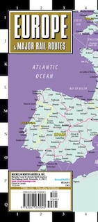 Front cover_Streetwise Europe & Major Rail Routes Laminated Map
