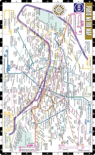 Streetwise Paris Metro Map - Laminated Metro Map of Paris, France