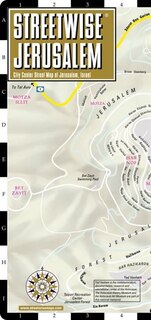 Front cover_Streetwise Jerusalem Map - Laminated City Center Street Map of Jerusalem, Israel