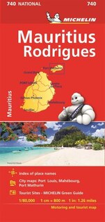 Front cover_Michelin Maurice (mauritius) Map 740