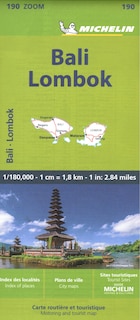 Couverture_Michelin Bali: Lombok Road and Tourist ZOOM Map 190